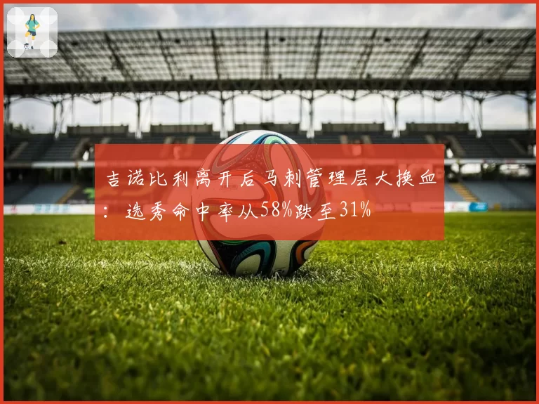 吉诺比利离开后马刺管理层大换血：选秀命中率从58%跌至31%