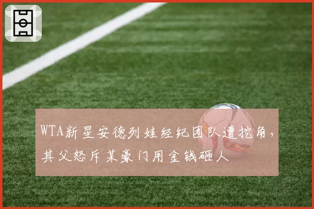 WTA新星安德列娃经纪团队遭挖角，其父怒斥某豪门用金钱砸人
